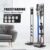 Freestanding Dyson Cordless Vacuum Cleaner Metal Stand Rack Hook V6 V7 V8 V10 V11 V12 V15 Black