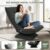Floor Sofa Bed Chair Couch Lounge Recliner Folding 360 Degree Swivel Lazy Lounger Adjustable Chaise Ground Seat