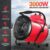 2-in-1 3000W Portable Electric Industrial Fan Heater Free Standing Carpet Dryer SAA Red