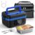 Cordless Electric Lunch Box,Rechargeable Self-Heating Food Warmer with 16000mAh Battery,1L Heated Lunch Box with Smart Reservation & Keep Warm