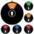 Office Door Privacy Sign, 6 Options, Do Not Disturb/Please Knock/Out of Office/In a Meeting/Come Back Soon/Working Remotely Color Black