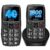 4G VoLTE Senior Basic Big Button Mobile Phones Elderly SOS Alarm Call Button,1800mah Battery, Torch, FM Radio, USB-C Charging Dock