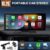 10.26 Inch Portable Car Stereo Radio Apple Carplay Android Auto MP5 Player Bluetooth Head Unit Audio System Touchscreen with Camera