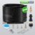 30m Sewer Jetter Kit for High Pressure Washer Blaster Drain Cleaner Hose 5800PSI 1/4 Inch NPT Corner Jetting Cleaning Pipe Button Nose Rotating Nozzle